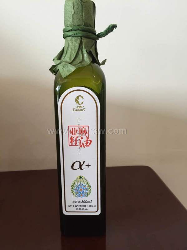 卡儂冷榨亞麻籽油（與金亞麻速溶粉、金亞麻調(diào)和油同一廠家）