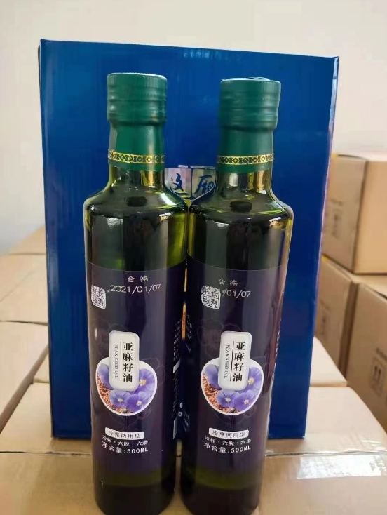 亞麻籽油禮盒，